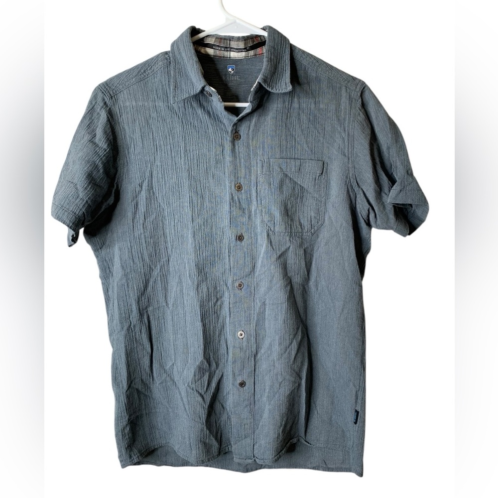 Kuhl Gauzy Organic Cotton Button Up Shirt Size S Born‎ In The Mountains Office